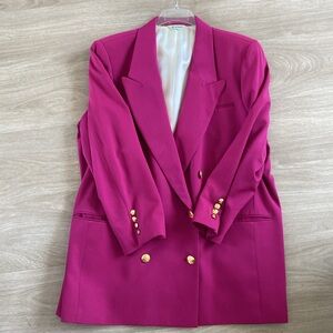 COPY - Pink Wool Blazer (18W)